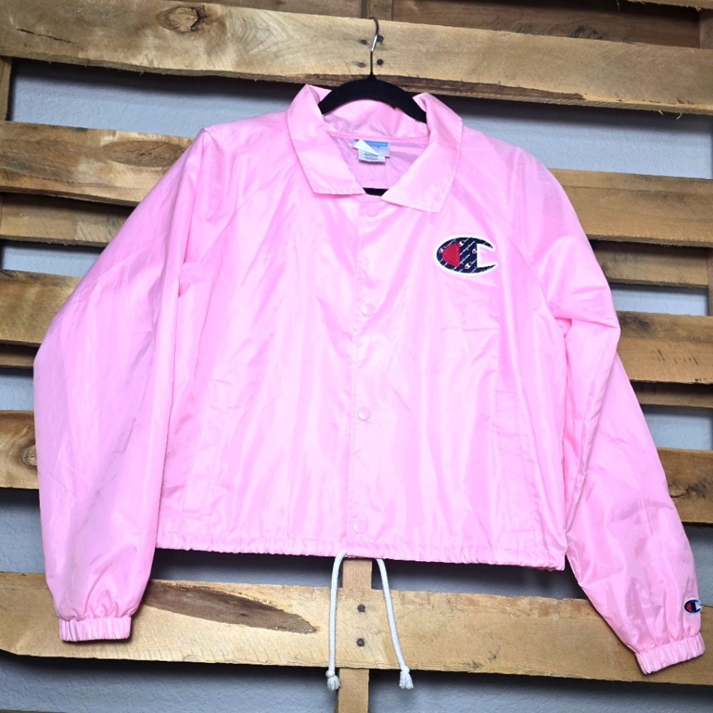 Champion windbreaker Size:M Color:Pink